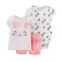 Load image into Gallery viewer, New summer 2020 baby girl clothing princess 3 pieces infant girls clothes sets , 6M -24M outfit baby accessories babies costumes
