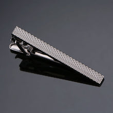 Load image into Gallery viewer, DY New and high quality laser engraving tie clip  fashion style  gold  silvery and black men's business tie pin Free Delivery

