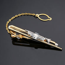 Load image into Gallery viewer, DY New and high quality laser engraving tie clip  fashion style  gold  silvery and black men's business tie pin Free Delivery
