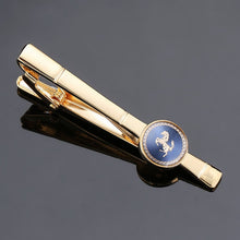 Load image into Gallery viewer, DY New and high quality laser engraving tie clip  fashion style  gold  silvery and black men's business tie pin Free Delivery
