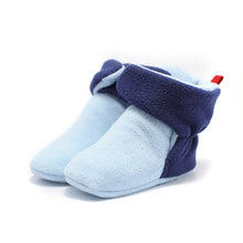Load image into Gallery viewer, NEW Baby Newborn First Walkers Unisex Cozie Faux Fleece Bootie Winter Warm Infant Toddler Crib Shoes Classic Floor Boys girls
