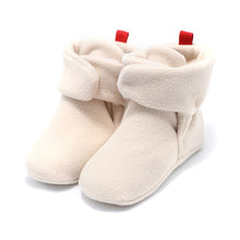 Load image into Gallery viewer, NEW Baby Newborn First Walkers Unisex Cozie Faux Fleece Bootie Winter Warm Infant Toddler Crib Shoes Classic Floor Boys girls
