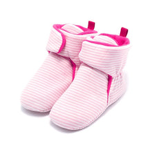 Load image into Gallery viewer, NEW Baby Newborn First Walkers Unisex Cozie Faux Fleece Bootie Winter Warm Infant Toddler Crib Shoes Classic Floor Boys girls
