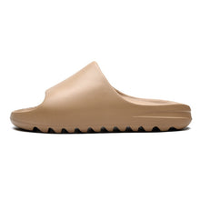 Load image into Gallery viewer, Men's Summer Slides Breathable Cool Beach Slippers Fish Mouth Flip Flops Men Sandals Lightweight Bone White Yeez Plus Size 35-46
