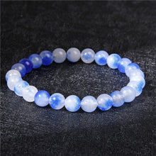 Load image into Gallery viewer, Chakra Beaded Charm Bracelet Men 8mm Natural Stone Tiger Eye Malachite lapis lazuli Healing Beads Bracelet Women Yoga Jewelry
