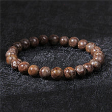 Load image into Gallery viewer, Chakra Beaded Charm Bracelet Men 8mm Natural Stone Tiger Eye Malachite lapis lazuli Healing Beads Bracelet Women Yoga Jewelry

