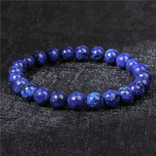 Load image into Gallery viewer, Chakra Beaded Charm Bracelet Men 8mm Natural Stone Tiger Eye Malachite lapis lazuli Healing Beads Bracelet Women Yoga Jewelry
