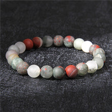 Load image into Gallery viewer, Chakra Beaded Charm Bracelet Men 8mm Natural Stone Tiger Eye Malachite lapis lazuli Healing Beads Bracelet Women Yoga Jewelry

