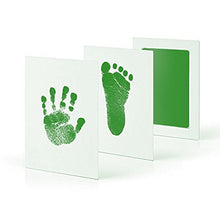 Load image into Gallery viewer, Footprint Imprint Kit Baby Ink Pad Storage Memento Ink Newborn Photo Frame Kits Baby Souvenir Drawer Inkless Handprint Casting
