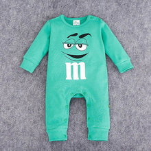 Load image into Gallery viewer, 2020 Infant Clothes Autumn NewBorn Baby Rompers letter M Clothing Costumes Cartoon Funny Kids Jumpsuit New Born Boys Clothes

