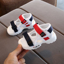 Load image into Gallery viewer, 2020 summer new children's sandals baby toddler shoes girls beach shoes soft bottom non-slip boys sports sandals leisure 21-30
