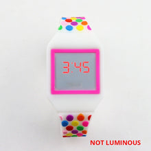 Load image into Gallery viewer, NEW Luminous Princess Elsa Children Watches Kids Spiderman Avengers Cartoon Pattern LED Girls Watch Reloj Infantil Wristwatches
