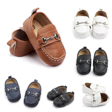 Load image into Gallery viewer, Leather baby boy shoes infant sneaker shoes newborn first walker soft soled toddler footwears for 0 -1year babiesобувь для малыш
