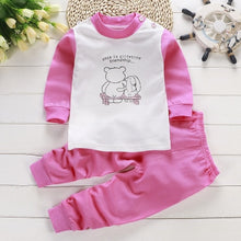 Load image into Gallery viewer, 2019 Autumn New Baby Clothing Set Cartoon Cotton Baby Boys Clothing Girls Suit Set 0-3 Year Baby Clothes

