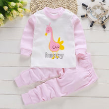 Load image into Gallery viewer, 2019 Autumn New Baby Clothing Set Cartoon Cotton Baby Boys Clothing Girls Suit Set 0-3 Year Baby Clothes
