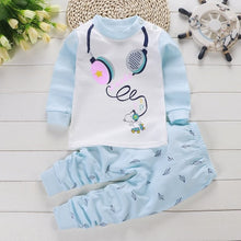 Load image into Gallery viewer, 2019 Autumn New Baby Clothing Set Cartoon Cotton Baby Boys Clothing Girls Suit Set 0-3 Year Baby Clothes
