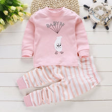 Load image into Gallery viewer, 2019 Autumn New Baby Clothing Set Cartoon Cotton Baby Boys Clothing Girls Suit Set 0-3 Year Baby Clothes
