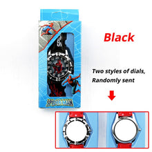 Load image into Gallery viewer, Children's Cartoon Spiderman Kids Watch Batman Supreman Child Watch Boys Leather Strap Quartz Watch With Box Reloj Nino Boy Gift
