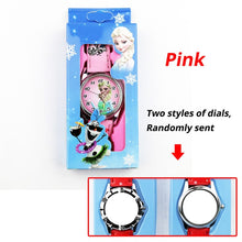 Load image into Gallery viewer, Children's Cartoon Spiderman Kids Watch Batman Supreman Child Watch Boys Leather Strap Quartz Watch With Box Reloj Nino Boy Gift
