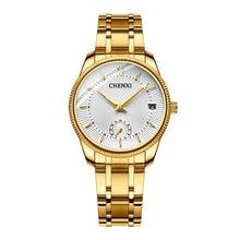 Load image into Gallery viewer, CHENXI Gold Wrist Watch Men Watches Lady Top Brand Luxury Quartz Wristwatch For Lover's Fashion Dress Clock Relogio Masculino
