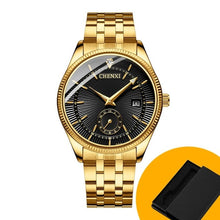 Load image into Gallery viewer, CHENXI Gold Wrist Watch Men Watches Lady Top Brand Luxury Quartz Wristwatch For Lover's Fashion Dress Clock Relogio Masculino
