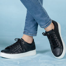 Load image into Gallery viewer, Genuine-Leather Women Sneakers Shoes For Woman 2020 Fashion New Style Summer High Quality Casual Women Casual Comfortable Flexible Leather Wedding Walking Sport Shoes Lightweight Sneakers Running Shoes Breathable
