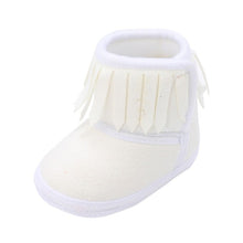 Load image into Gallery viewer, Cute Autumn Winter Infants  Shoes Baby Girl Boy Polka Dot Knitting Boots Casual Sneakers Non-slip Soft Soled Walking Shoes
