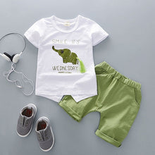 Load image into Gallery viewer, Cartoon Cotton Summer Clothing Sets for Newborn Baby Boy Infant Fashion Outerwear Clothes Suit T-shirt+Pant Suit baby Boy Cloth
