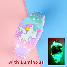 Load image into Gallery viewer, 2020 Luminous Spiderman Kids Watches Girls Princess Avengers Cartoon Pattern LED Boys Watch Reloj Infantil Wristwatches

