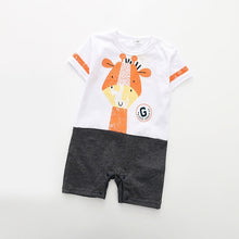 Load image into Gallery viewer, Baby Rompers Summer Style Powered Baby Boy Girl Clothing Newborn Infant giraffe Short Sleeve Clothes 3-6-9-12-18 Months
