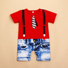 Load image into Gallery viewer, Baby Rompers Summer Style Powered Baby Boy Girl Clothing Newborn Infant giraffe Short Sleeve Clothes 3-6-9-12-18 Months
