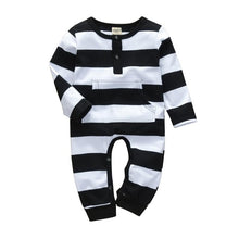 Load image into Gallery viewer, Baby Boys Girls Romper Cotton Long Sleeve Letter Mom Plus Dad Equal Me Jumpsuit Infant Clothing Autumn Newborn Baby Clothes
