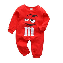 Load image into Gallery viewer, Baby Boys Girls Romper Cotton Long Sleeve Letter Mom Plus Dad Equal Me Jumpsuit Infant Clothing Autumn Newborn Baby Clothes
