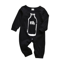 Load image into Gallery viewer, Baby Boys Girls Romper Cotton Long Sleeve Letter Mom Plus Dad Equal Me Jumpsuit Infant Clothing Autumn Newborn Baby Clothes
