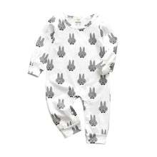 Load image into Gallery viewer, Baby Boys Girls Romper Cotton Long Sleeve Letter Mom Plus Dad Equal Me Jumpsuit Infant Clothing Autumn Newborn Baby Clothes
