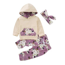 Load image into Gallery viewer, LILIGIRL Baby Girl Clothes Full Set With Headband 3 Pcs Newborn Outfits For Girl Red Infant First Fashion Baby Girl Clothing Set
