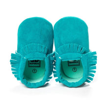 Load image into Gallery viewer, 2020 PU Suede Leather Newborn Baby Moccasins Shoes Soft Soled Non-slip Crib First Walker
