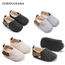 Load image into Gallery viewer, Baby Boy Shoes Infant Soft First Walkers Toddler Kids Nonslip Indoor Outdoor Shoes Spring Autumn Cotton Fabric Prewalkers
