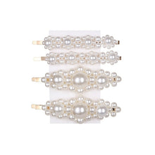 Load image into Gallery viewer, 5 Pieces Pearl Hairpin Women's Fashion Soft Pearl Hairpin Hair Stick Girl Hair Clip Hair Clip Set Hair Accessories Jewellery
