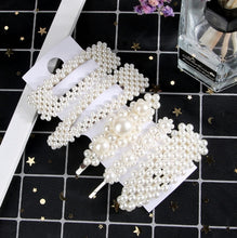 Load image into Gallery viewer, 5 Pieces Pearl Hairpin Women's Fashion Soft Pearl Hairpin Hair Stick Girl Hair Clip Hair Clip Set Hair Accessories Jewellery
