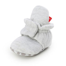 Load image into Gallery viewer, Baby Boy Girl Socks Toddler Shoes Solid Prewalkers Booties Cotton Winter Soft Anti-slip Warm Newborn Infant Crib Shoes Moccasins

