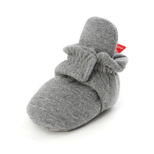 Load image into Gallery viewer, Baby Boy Girl Socks Toddler Shoes Solid Prewalkers Booties Cotton Winter Soft Anti-slip Warm Newborn Infant Crib Shoes Moccasins
