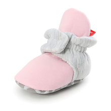 Load image into Gallery viewer, Baby Boy Girl Socks Toddler Shoes Solid Prewalkers Booties Cotton Winter Soft Anti-slip Warm Newborn Infant Crib Shoes Moccasins
