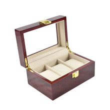 Load image into Gallery viewer, Luxury Wooden Watch Box Watch Holder Box For Watches Men Glass Top Jewelry Organizer Box 2 3 5 12 Grids Watch Organizer New D40
