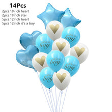 Load image into Gallery viewer, Baby Shower Banner Its A Boy/Girl Confetti Balloon Baby Gender Reveal Birthday Party Decorations Kids Gift Party Decor Supplies
