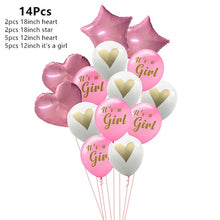 Load image into Gallery viewer, Baby Shower Banner Its A Boy/Girl Confetti Balloon Baby Gender Reveal Birthday Party Decorations Kids Gift Party Decor Supplies
