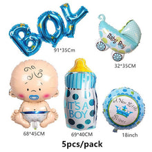 Load image into Gallery viewer, Baby Shower Banner Its A Boy/Girl Confetti Balloon Baby Gender Reveal Birthday Party Decorations Kids Gift Party Decor Supplies
