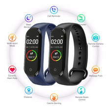 Load image into Gallery viewer, Digital watch M4 Sport Watch Heart Rate Blood Pressure Monitoring Male And Female Pedometer Bluetooth Anti-lost Cable Cell Phone
