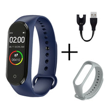 Load image into Gallery viewer, Digital watch M4 Sport Watch Heart Rate Blood Pressure Monitoring Male And Female Pedometer Bluetooth Anti-lost Cable Cell Phone
