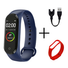 Load image into Gallery viewer, Digital watch M4 Sport Watch Heart Rate Blood Pressure Monitoring Male And Female Pedometer Bluetooth Anti-lost Cable Cell Phone
